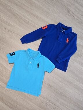 Ralph Lauren Kids Polo Set in Royal Blue & Light Blue